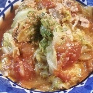 コンソメとトマト味で！ロールキャベツ